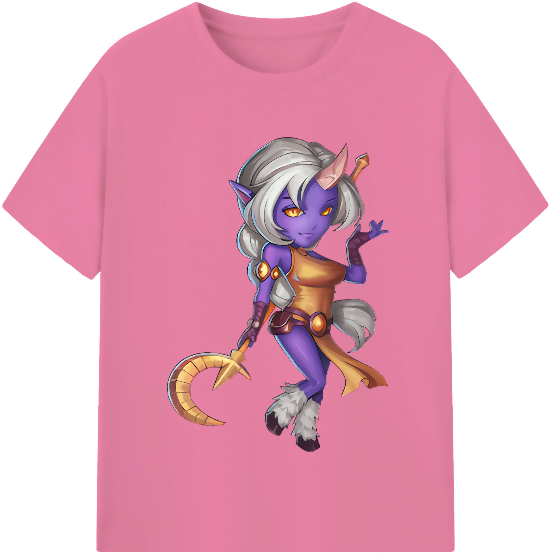 リーグ・オブ・レジェンド League of Legends LOL 綿100％半袖Tシャツ（フロントプリント）